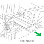 Замена блока проявки